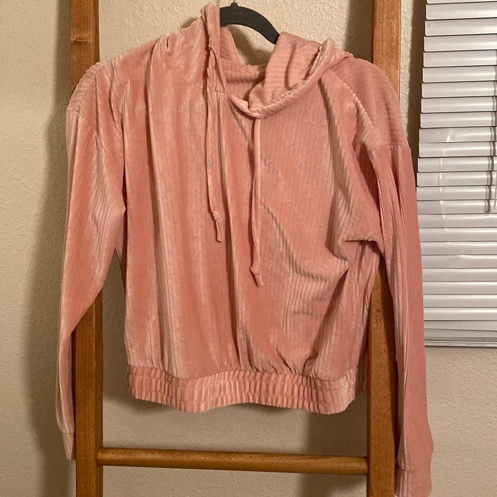 Velvet track shirt medium